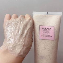 Ủ TRẮNG DA BODY VỎ HỒ ĐÀO - NIACINAMIDE BRIGHTENING SCRUB