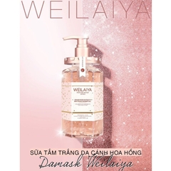 Sữa tắm trắng da cánh hoa hồng Damask Weilaiya  450ml