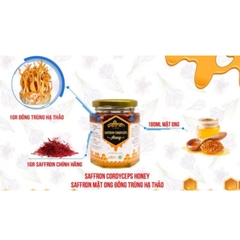 SAFFRON NGÂM MẬT ONG ĐÔNG TRÙNG HẠ THẢO 180ML