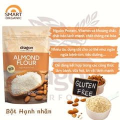 Bột hạnh nhân 50% protein 200gr Dragon superfoods