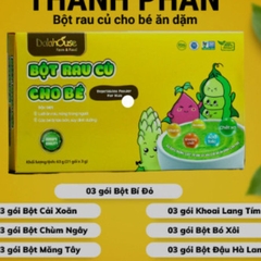 COMBO BỘT RAU CỦ CHO BÉ 63gr