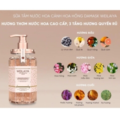 Sữa tắm trắng da cánh hoa hồng Damask Weilaiya  450ml