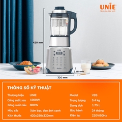 MÁY LÀM SỮA HẠT UNIE V9S