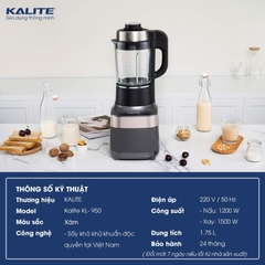Máy làm sữa hạt Kalite KL- 950
