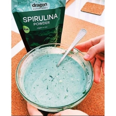 Bột tảo xoắn Spirulina hữu cơ 200g Dragon superfood