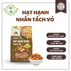 Hạnh nhân tách vỏ nướng mộc 500gr