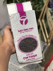 Gạo Ông Thọ - Gạo lứt tím than túi 1kg