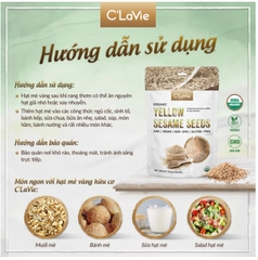 Hạt mè vàng hữu cơ C'LaVie 200g