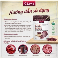 Đậu đỏ azuki hữu cơ 200gr - C'LaVie