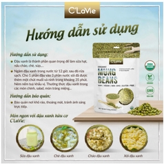 Đậu xanh hữu cơ 200gr - C'LaVie