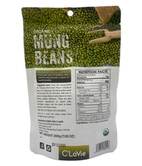 Đậu xanh hữu cơ 200gr - C'LaVie