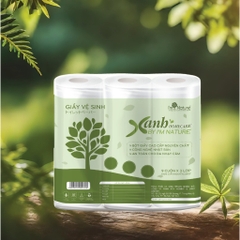 9 CUỘN GIẤY VỆ SINH XANH HOMECARE
