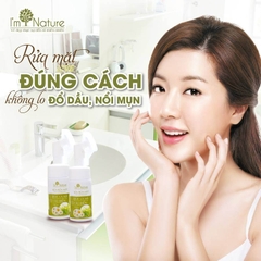 Sữa rửa mặt đầu cọ 100ml - I'm Nature