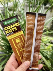Cà phê Coffee Nuts - Detox, Cafe mix hạt dinh dưỡng đậm đà hỗ trợ sức khỏe hộp 10x20GR