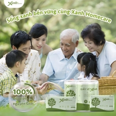 9 CUỘN GIẤY VỆ SINH XANH HOMECARE