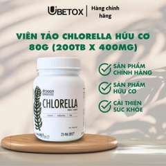 Viên nén tảo Chlorella hữu cơ 80g Dragon superfood