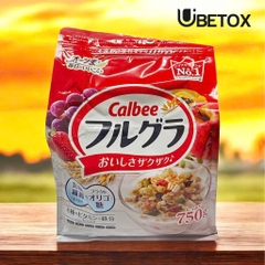 NGŨ CỐC CALBEE NHẬT BẢN ĂN LIỀN ĐỎ 750GR