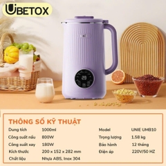 Máy làm sữa hạt UNIE UMB10
