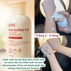 Combo Sữa Tắm, Sữa Dưỡng Thể Hương Nước Hoa Tảo Nhật - Cỏ Cây Hoa Lá Giúp Dưỡng Trắng Da 300gr