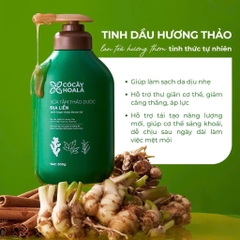 Sữa tắm thảo dược Địa Liền - Cỏ Cây Hoa Lá Hương Thơm Tỉnh Thức Mọi Giác Quan 500g