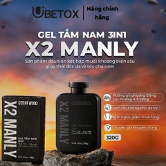 Sữa Tắm Nam x2 Manly - Cỏ Cây Hoa Lá 320gr