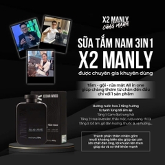 Sữa Tắm Nam x2 Manly - Cỏ Cây Hoa Lá 320gr