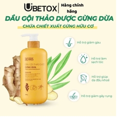 Combo Dầu Gội Xả Gừng Dừa 650gr - Cỏ Cây Hoa Lá