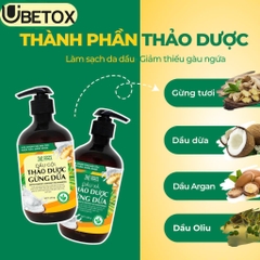 Combo Gội Xả Thảo Dược Gừng Dừa - Cỏ Cây Hoa Lá