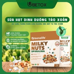 Milky Nuts Spirulina (Hộp Carton 20 gói x 30 gram) - Greenalife