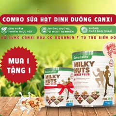 Milky Nuts Canxi Plus (Lon 800 gram) - Greenalife
