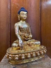 BỔN SƯ THÍCH CA MÂU NI PHẬT - 35.5 cm fullgold Nepal