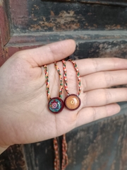 Mặt Dây Chuyền Chú Lăng Nghiêm bằng đá Chusa
