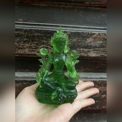 LỤC ĐỘ MẪU GREEN TARA bằng đá liuli