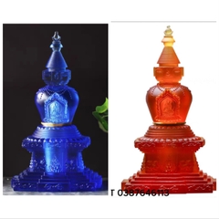 Tháp Xá Lợi liuli màu xanh Dược Sư (và 7 màu)