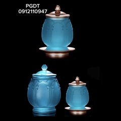 BỘ BÁT KIẾT TƯỜNG XANH NGỌC LIULI