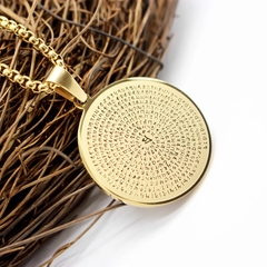 Mặt Dây Chuyền Chú Lăng Nghiêm bằng thép Titan