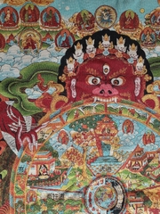 Tranh Thangka Lục Đạo Luân Hồi - Tranh Thêu