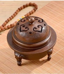 Lư hương Bồ Đề Tam Tượng (Đỉnh trầm Bồ Đề Tam Tượng)