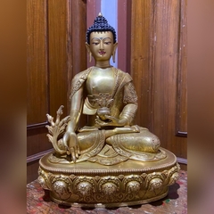 Tượng Đồng Nepal Phật Dược Sư 36CM