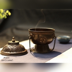 LƯ TREO NEPAL (lư có dây xích cầm đi tịnh hoá)