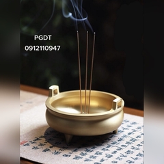 LƯ HƯƠNG ĐỒNG VÀNG CAO CẤP - BÁT HƯƠNG TRÒN