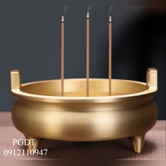LƯ HƯƠNG ĐỒNG VÀNG CAO CẤP - BÁT HƯƠNG TRÒN