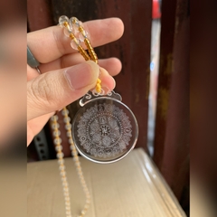 Dây Chuyền Thần Chú Lăng Nghiêm Pha Lê