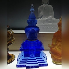 Tháp Xá Lợi liuli màu xanh Dược Sư (và 7 màu)