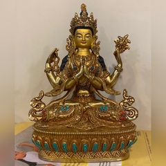 TÔN TƯỢNG CÁC BỔN TÔN CAO 17CM NEPAL