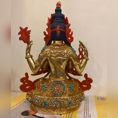 TÔN TƯỢNG CÁC BỔN TÔN CAO 17CM NEPAL