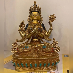 TÔN TƯỢNG CÁC BỔN TÔN CAO 17CM NEPAL