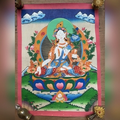Tranh Thangka Bạch Độ 1 - Tranh Vẽ Tay