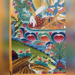 Tranh Thangka Bạch Độ 2 - Tranh Vẽ Tay