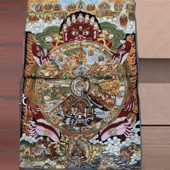 Tranh Thangka Lục Đạo Luân Hồi - Tranh Thêu